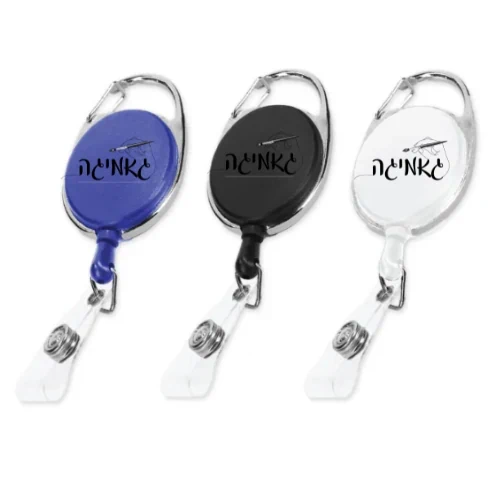 מחזיק לתג עובד עם חריטה